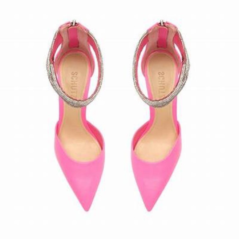 Schutz Linara Pink Pointed Toe Pump